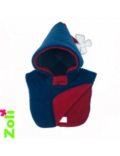 Bonnet bébé Bleu - Rouge