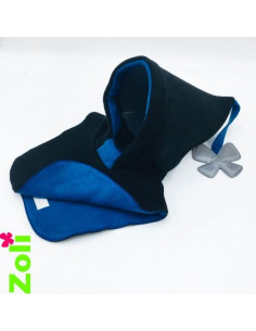 Bonnet bébé Noir - Bleu Vif 2