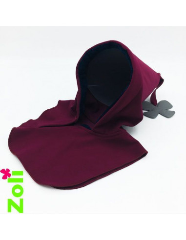 Capuchon bébé imperméable - Framboisine 