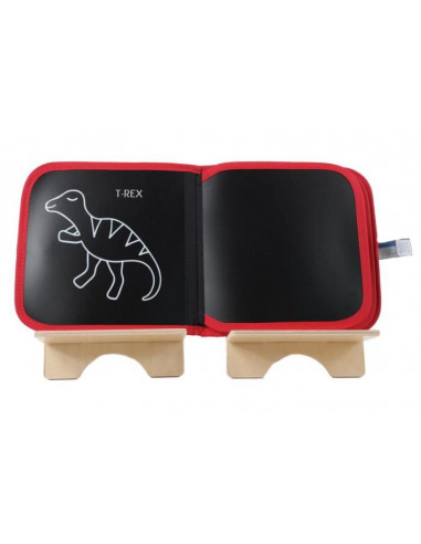 Cahier réutilisable ardoise illustré...