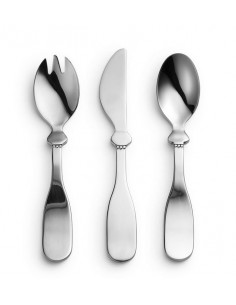 Set 3 couverts inox Elodie...