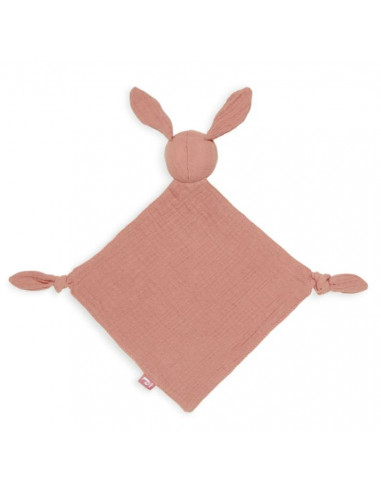 Doudou attache sucette Lapin - Rosewood