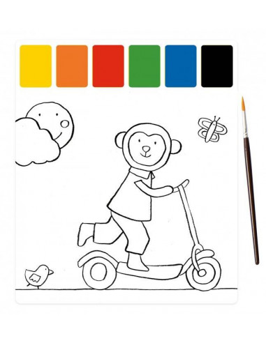 Peinture palette magique - Les Popipop