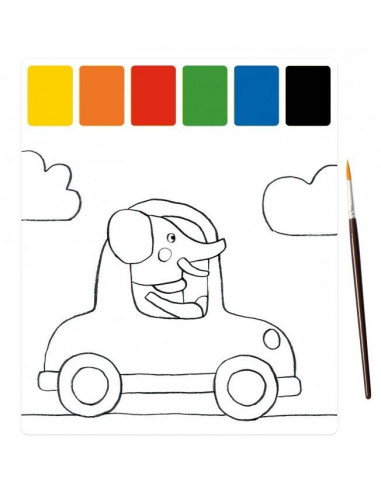 Peinture palette magique - Les Popipop