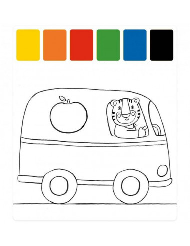 Peinture palette magique - Les Popipop