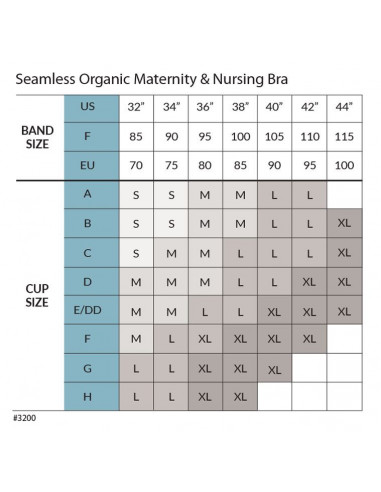 Soutien-gorge d'allaitement coton bio...