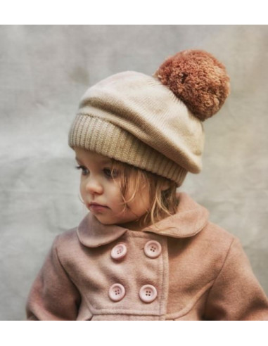 Béret tricoté Elodie 1-3 ans -...