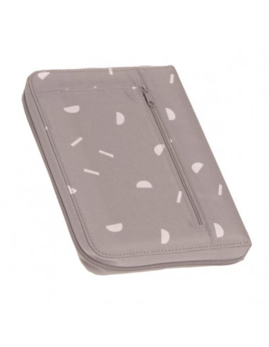 Protège carnet de santé - Blocks Taupe