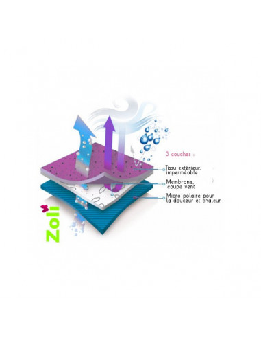 Capuchon enfant imperméable - Lie de...