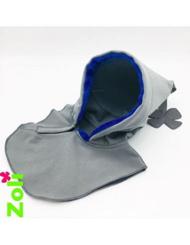 Capuchon bébé imperméable - Gris...