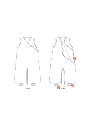 MAGIC BAG 3-9 m tetra jersey - Terre...