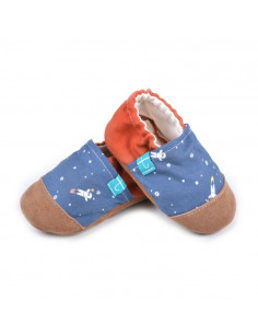 Chausson Titot coton+cuir...