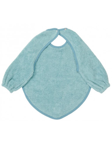 Bavoir avec manches Dijon Organic - Sea