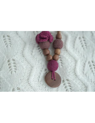 Collier d'allaitement Flower Mama in...