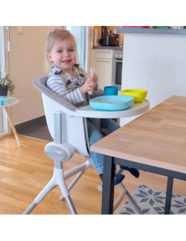 Chaise Haute Up&Down - Grey/White