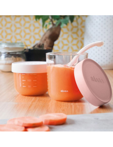 Coffret 2 portions verre 150ml pink...