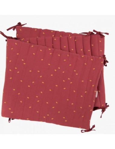 Tour de lit terracotta - Après la pluie