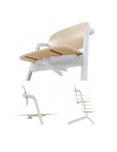 LEMO Chaise haute bois 4 en 1 -  Sand...