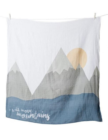 Set couverture et milestone Baby'...