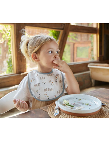 Assiette en porcelaine - Tiny Farmer...