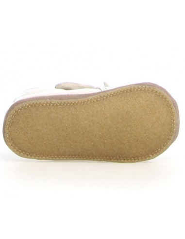 Chausson en cuir + semelle...