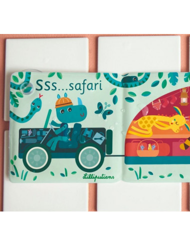 Panneau de bain magique - Safari