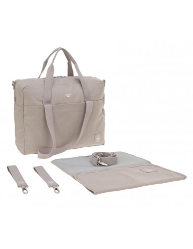 Sac à langer Coton Essential - Taupe