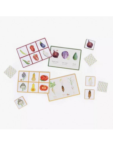 Loto des légumes - Le jardin du moulin 