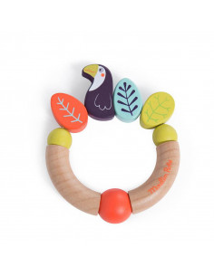 Hochet bois toucan - Dans...