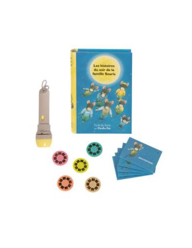 Lampe à histoires en livre - La...