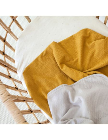 Couverture 75x100 tetra jersey - Golden
