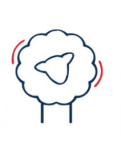 Bonnet chausson coton/pol...