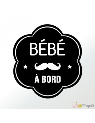 Sticker voiture - Magenta