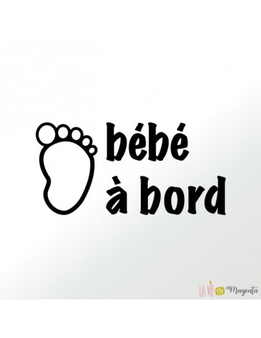 Sticker voiture - Magenta