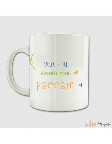 Tasse Mason Magenta - Accepterais-tu...