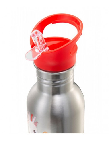 Gourde inox 600ml - Happy Lena