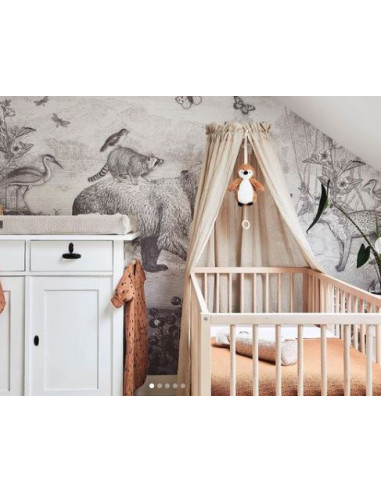 Ciel de lit 155cm - Blanc