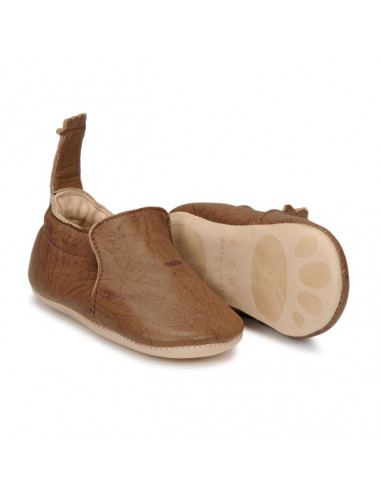 Chaussons Blumoo 6-12mois - Mou Camel