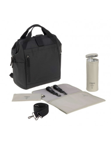 Sac à dos à langer Goldie Up - Black