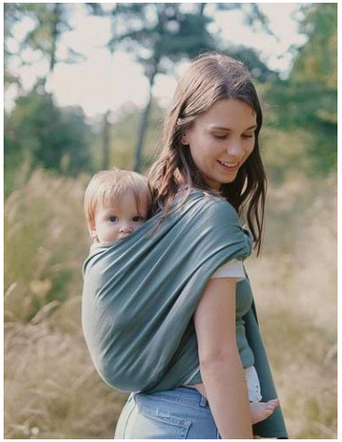 Écharpe de portage tissée bio - 5,20m...