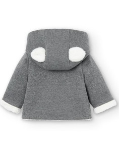 Veste maille pour bébé gris 3M 2