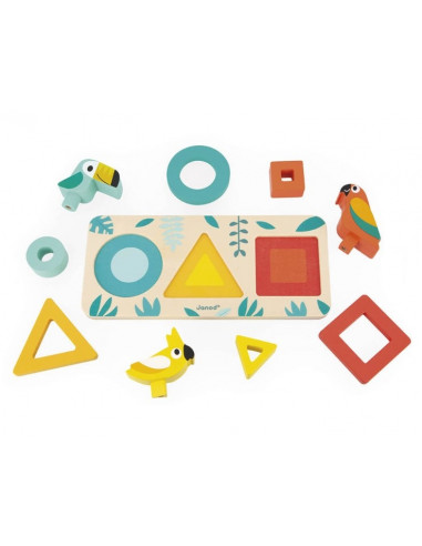 Mes premières formes en bois - Tropik