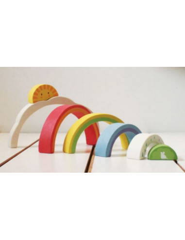 Puzzle tunnel Arc-en-ciel