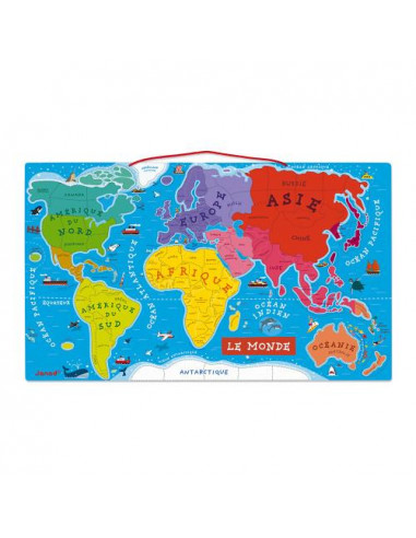 Puzzle Monde Magnétique - Version...