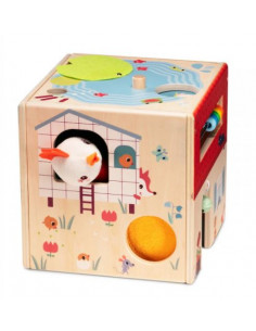 Cube d'activités en bois -... 2