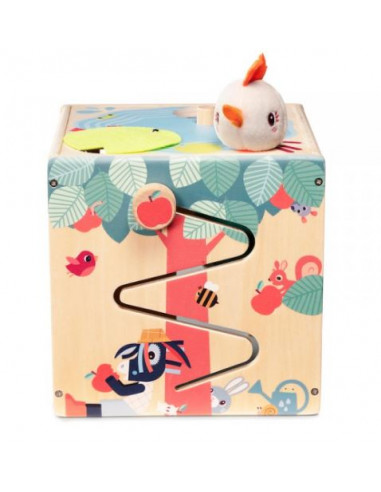 Cube d'activités en bois - Ferme