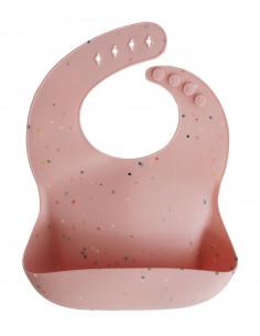 Bavoir en silicone - Pink...