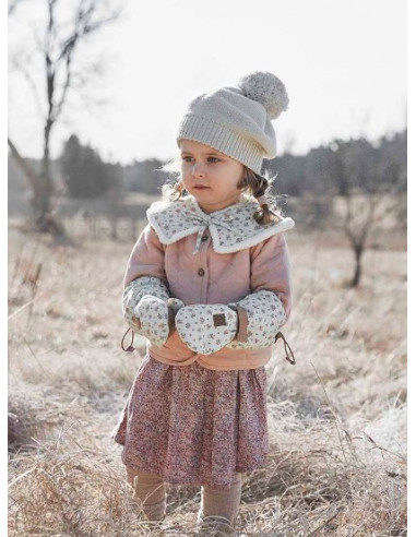 Béret tricoté Elodie 1-3 ans - Creamy...