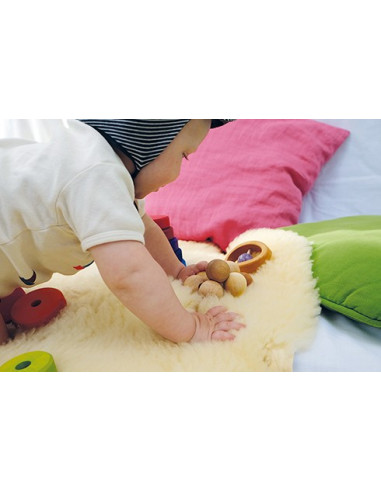 Perles Bois premier jouet  - Naturel