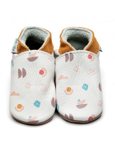 Chaussons en cuir 0-6mois -...